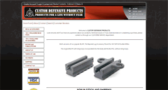 Desktop Screenshot of customdefensiveproducts.com